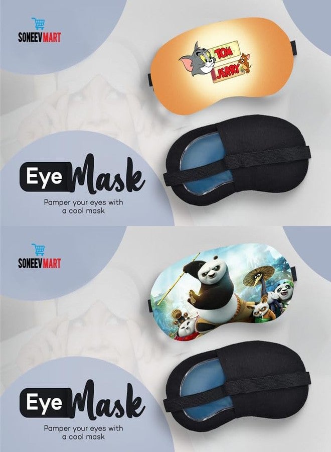 SONEEV MART Luxurious Gel Eye Mask for Soothing Relaxation and Stress Relief Reusable and Cold Therapy Ideal for Puffy Eyes, Dark Circles Headache Relief [PACK OF 2] - Image 2
