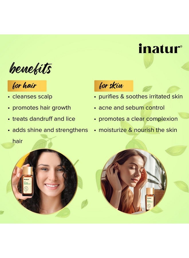 إناتور زيت شجرة الشاي العطري من إيناتور - نقي 100%، طبيعي، وخالي من المواد المضافة | 12 مل - Image 4