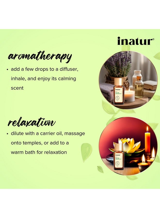 إناتور زيت شجرة الشاي العطري من إيناتور - نقي 100%، طبيعي، وخالي من المواد المضافة | 12 مل - Image 5