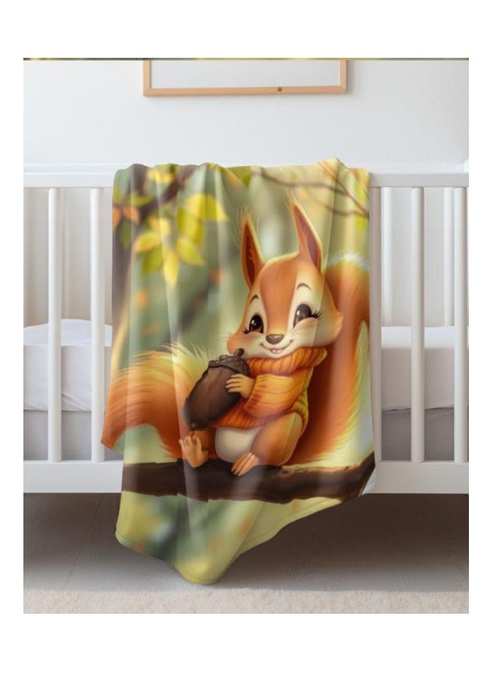 general Children's or student cartoon flannel thin blanket (warm and comfortable, suitable for sleep, games) 100cm*150cm - 620 - Image 1