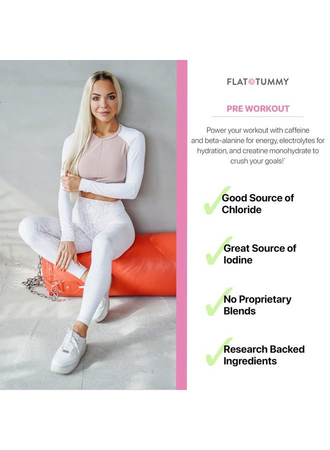 Flat Tummy Pre Workout (Fruit Punch) - Image 3