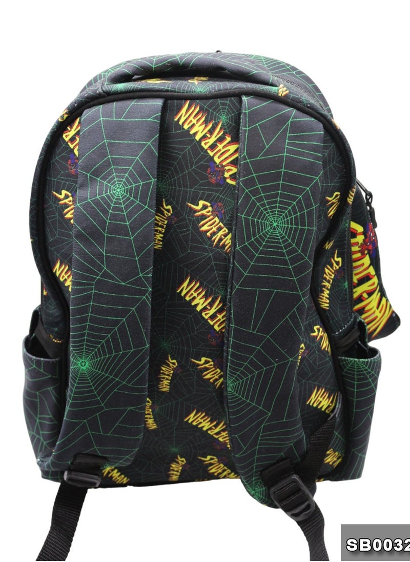 Gharibo Bags School backpack with lunchbag Size 17 model 32 SpiderMan2  - Image 5