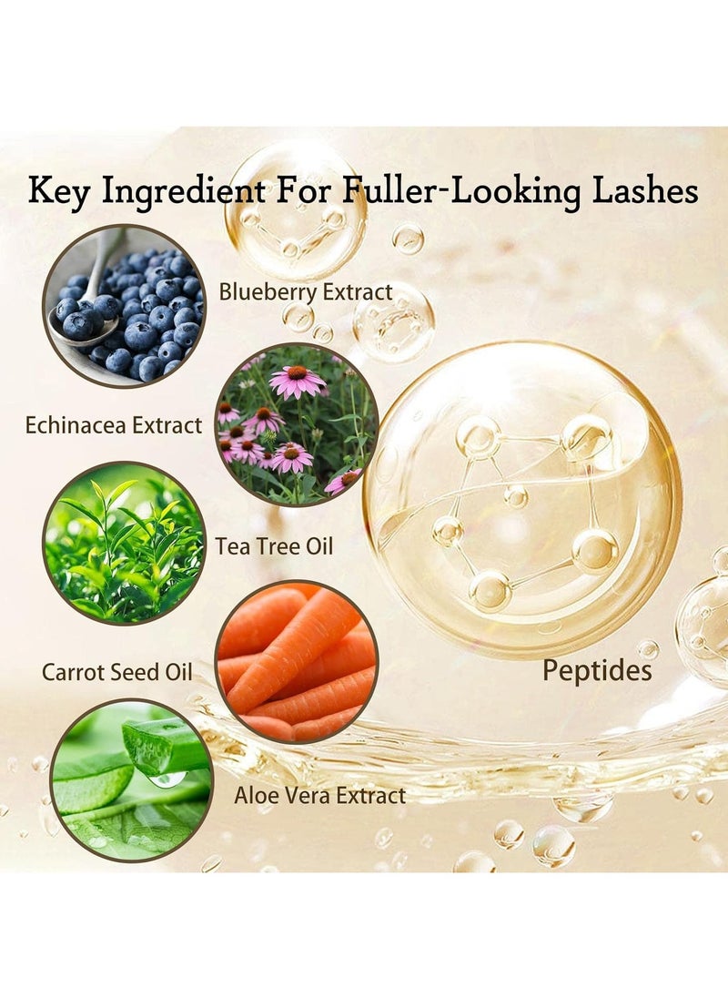 EELHOE Eyelash And Eyebrow Powerful Regeneration Essence 20ml Dark And Thick, With Curly Eyelashes That Are Natural Teissuly  - Image 4