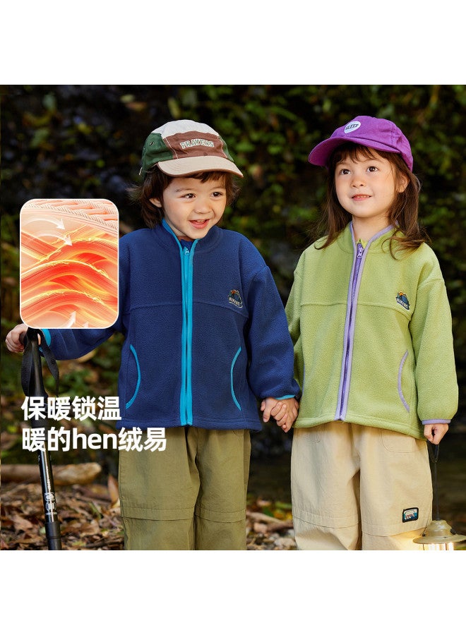 Doodle Home kids' Fleece Jacket - Winter Outdoor Coats For Boys & Girls, Trendy Baby Cardigans & Children's Winter Wear - Image 4