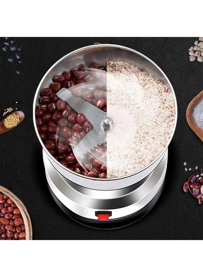 Mini Electric Coffee Grinder, Stainless Steel Multifunction Dry Grinder for Spices, Grains, Beans - Image 2