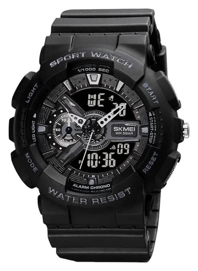 سكمي ساعة رياضية رقمية تناظرية متعددة الوظائف SKMEI 1688 مع منبه وساعة إيقاف وتقويم كامل - Image 1
