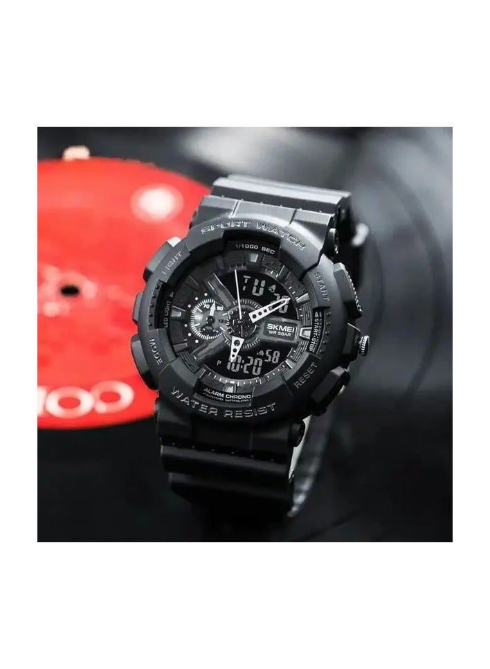 SKMEI 1688 Multi-function Analog Digital sports watch alarm and stop watch full calendar - Image 2