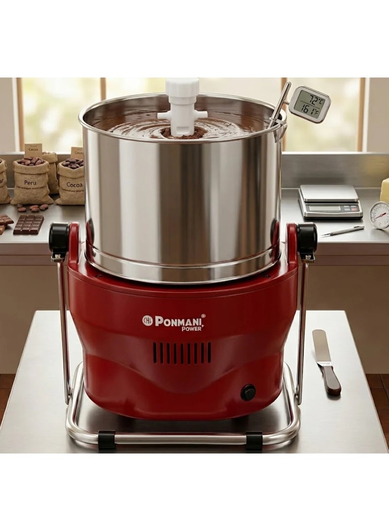 Ponmani Power Plus Chocolate Refiner - 3Ltr Choco Grinder Melanger - Image 1