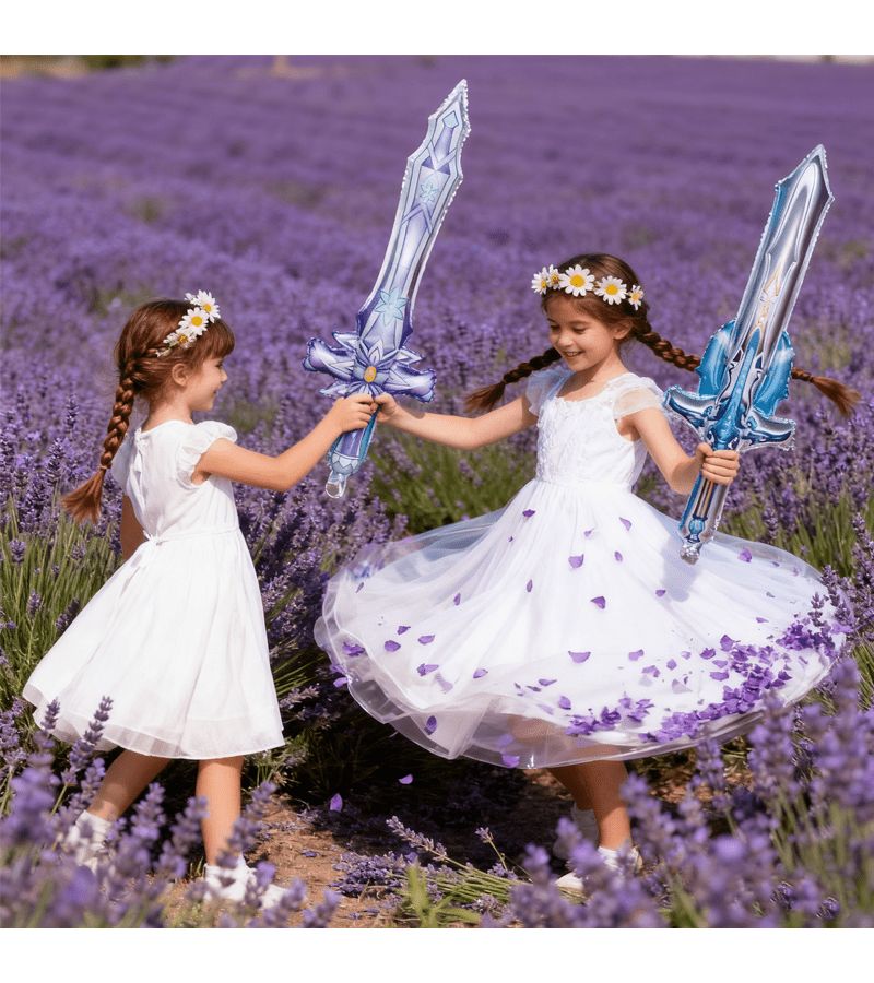 24pcs Balloon Inflatable Sword Set for Ninja Birthday Party Decorations - Image 4