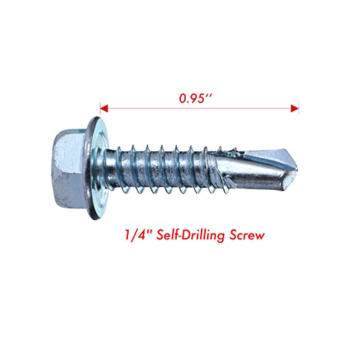 VEXPLO 6PCS Tie Down Hooks Anchor Point with 12 * 1/4''Self-Drilling Screws for Ford F150 Bed Tie Downs 2004-2017 Styleside 2001-2010 Explorer Sport Trac Pickup Truck Bed Tie Downs Bracket - Image 3