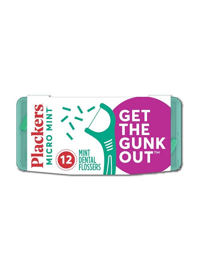 بلاكرز أعواد تنظيف الأسنان بنكهة النعناع من بلاكرز مع حقيبة سفر، 12 قطعة (قد يختلف اللون) - Image 1