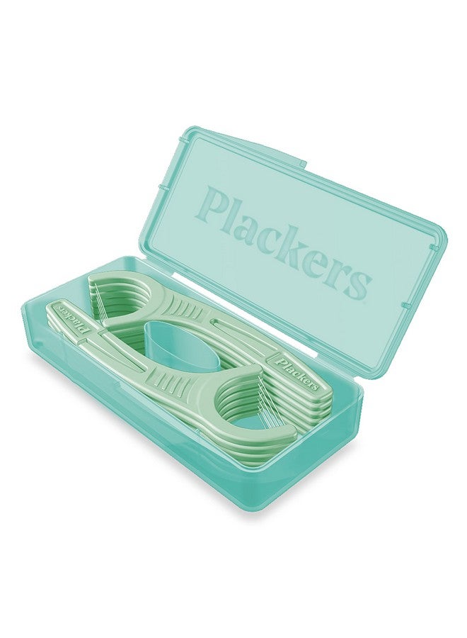 بلاكرز أعواد تنظيف الأسنان بنكهة النعناع من بلاكرز مع حقيبة سفر، 12 قطعة (قد يختلف اللون) - Image 2