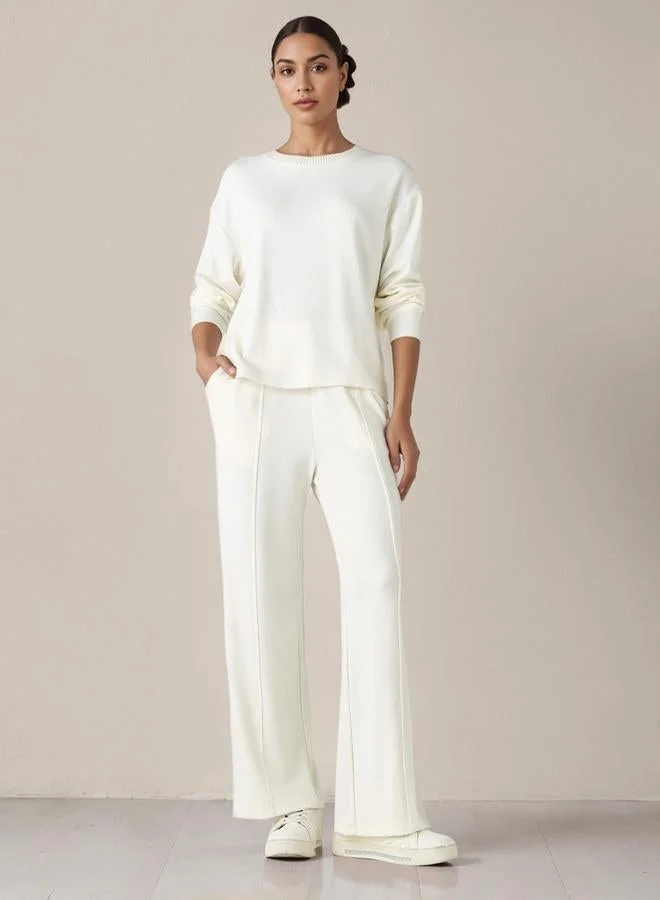 Splash FAV Regular Fit Ribbed Round Neck Sweater