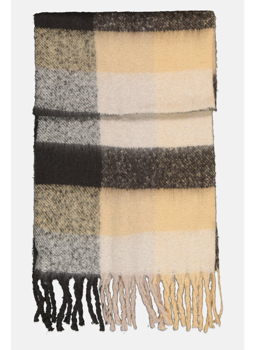 London Fog Women Textured Scarf 190 x 74 cm, Multicolor  - Image 2