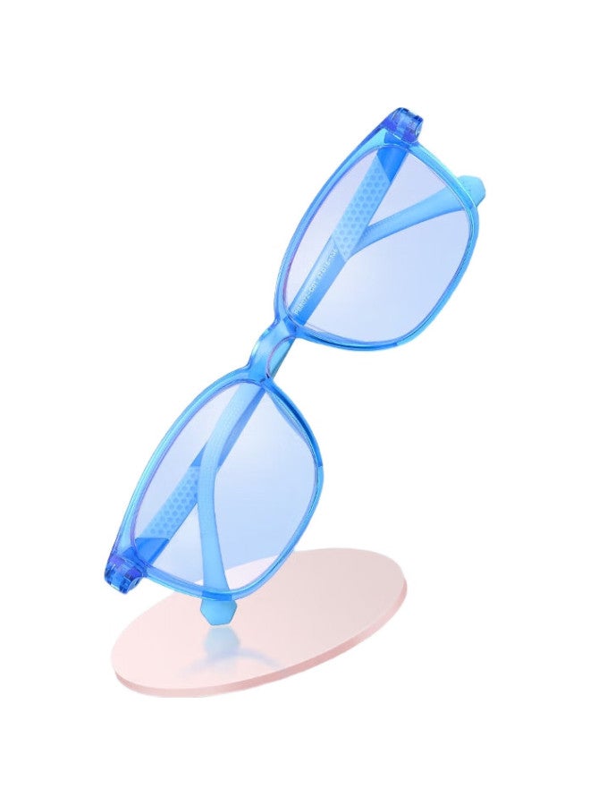 pulais Children'S Anti-Blue Light Glasses, Myopia Eyeglass Frames, Anti-Blue Light, Unisex For Boys And Girls, Black And Red, 8072 - Image 1