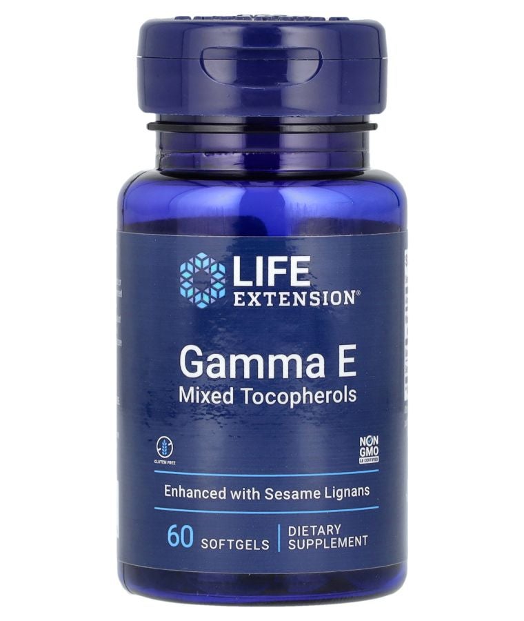 Gamma E Mixed Tocopherols 60 Softgels