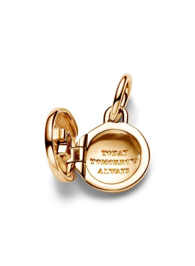 PANDORA Openable & Engravable Love Locket Dangle Charm - Image 3