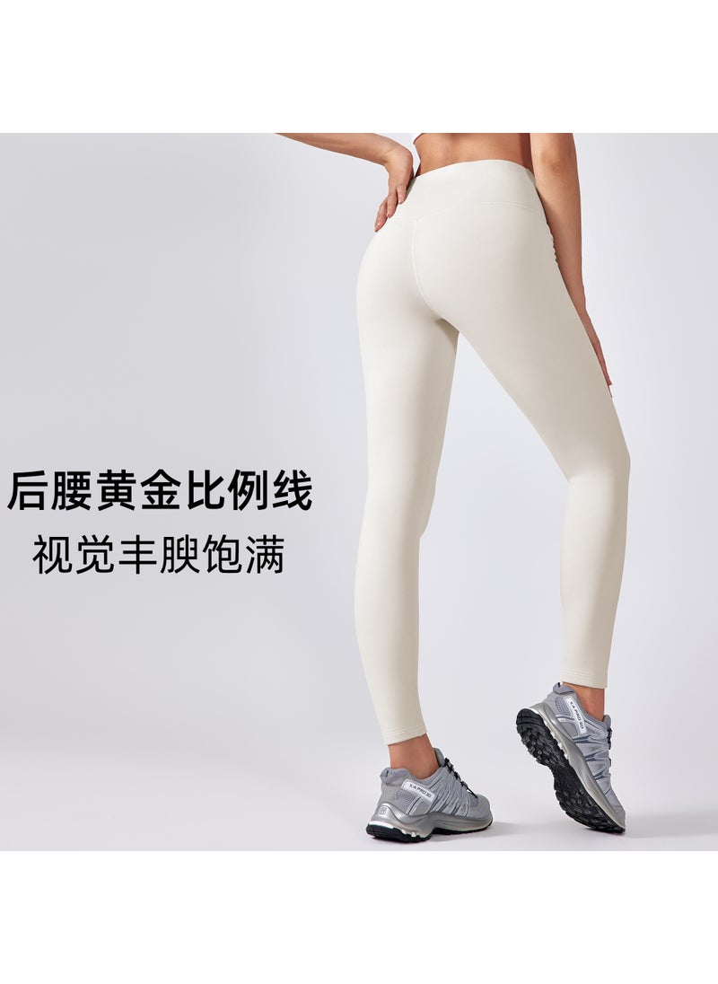 Generic - Winter Velvet Yoga Pants High Waist Tight Black - Image 1