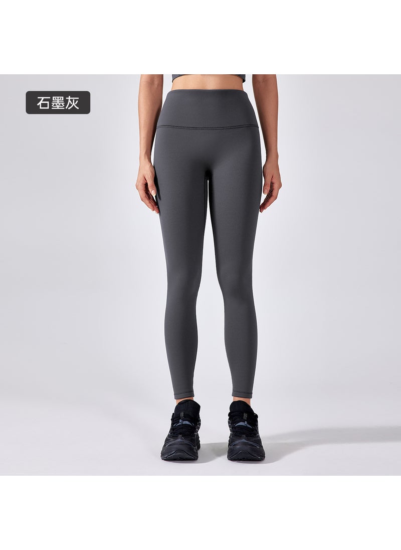 Generic - Winter Velvet Yoga Pants High Waist Tight Black - Image 1