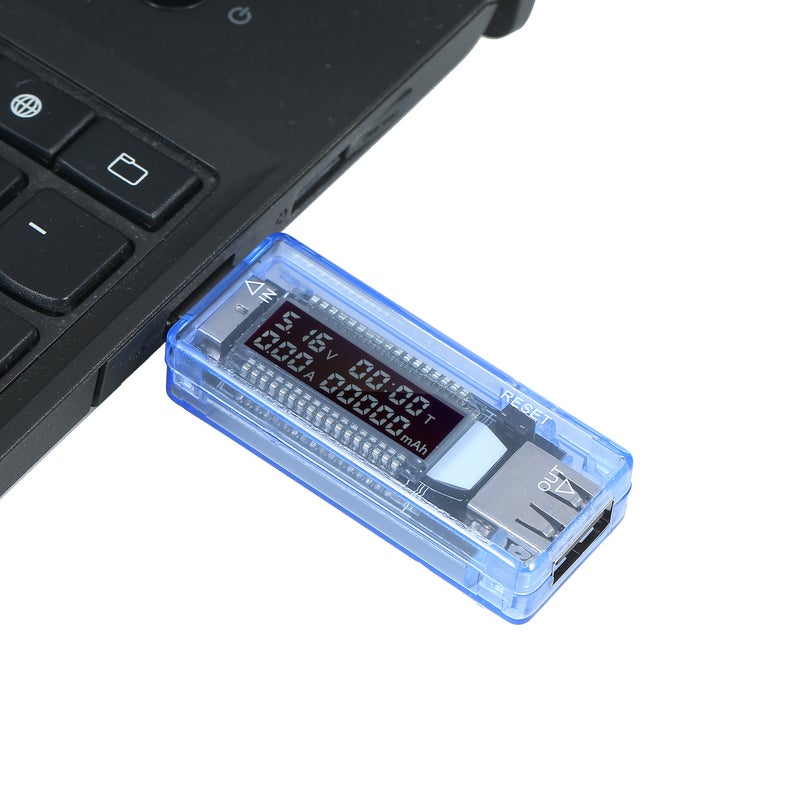 مكشاف USB 3 في 1، فاحص USB متعدد الوظائف، مقياس متعدد الوظائف، مراقب للجهد والتيار والسعة، مقياس جهد، مقياس تيار، شاشة عرض LCD - Image 3