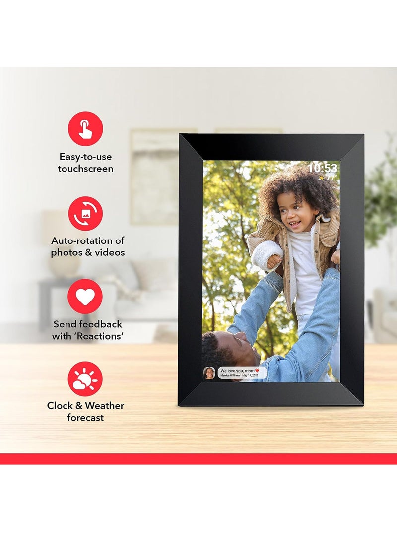 10.1 Inch Smart WiFi Digital Photo Frame 1280x800 IPS LCD Touch Screen, Auto-Rotate Portrait and Landscape, Built in 16GB Memory, Share Moments Instantly via Frameo App from Anywhere  - Image 5