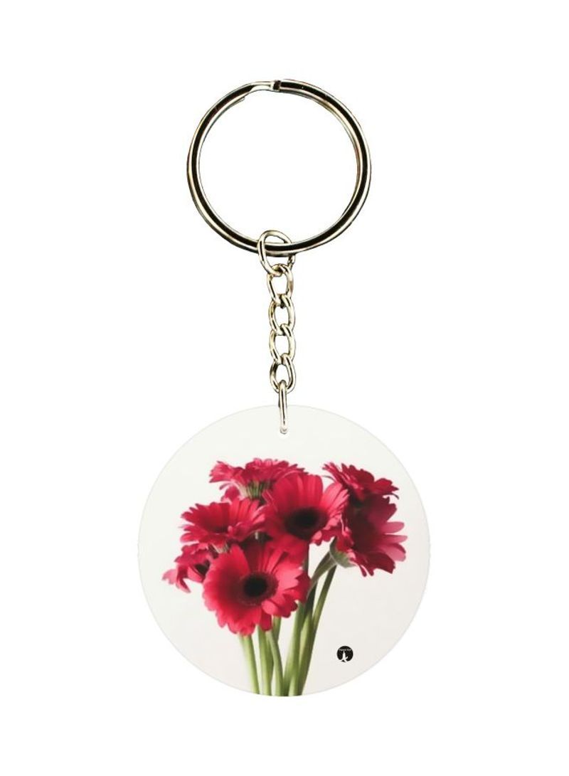 RKN Flower Printed Keychain