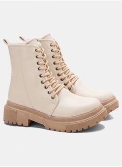 TGS Lace Up Chunky Boots  - Image 1