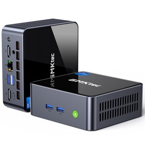 GMKtec Mini PC Intel Core i7-1185G7 (Turbo 4.8 GHz) 16GB DDR4 512GB SSD M2 Pro S Desktop Mini Computers WiFi 6, USB4.0, BT 5.2, DP, HDMI, RJ45 2.5G - Image 1