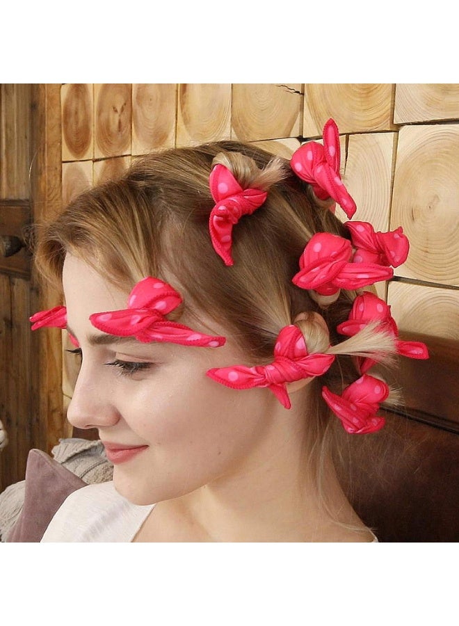 (20 pcs, pink) Soft Curlers for Overnight Heatless Curls, No Heat Foam Rollers for Long Satin Sponge Curlers - Image 5