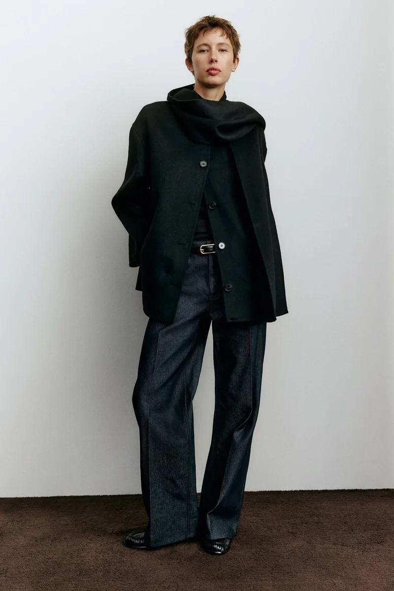 H&M Handmade wool-blend coat