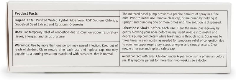 Xlear MAX Natural Xylitol Saline Nasal Spray with Capsicum and Aloe - Fast Acting for Sinus Pressure, Decongestant, Headache, Dry Nose, 1.5 fl oz (Pack of 1) - Image 3