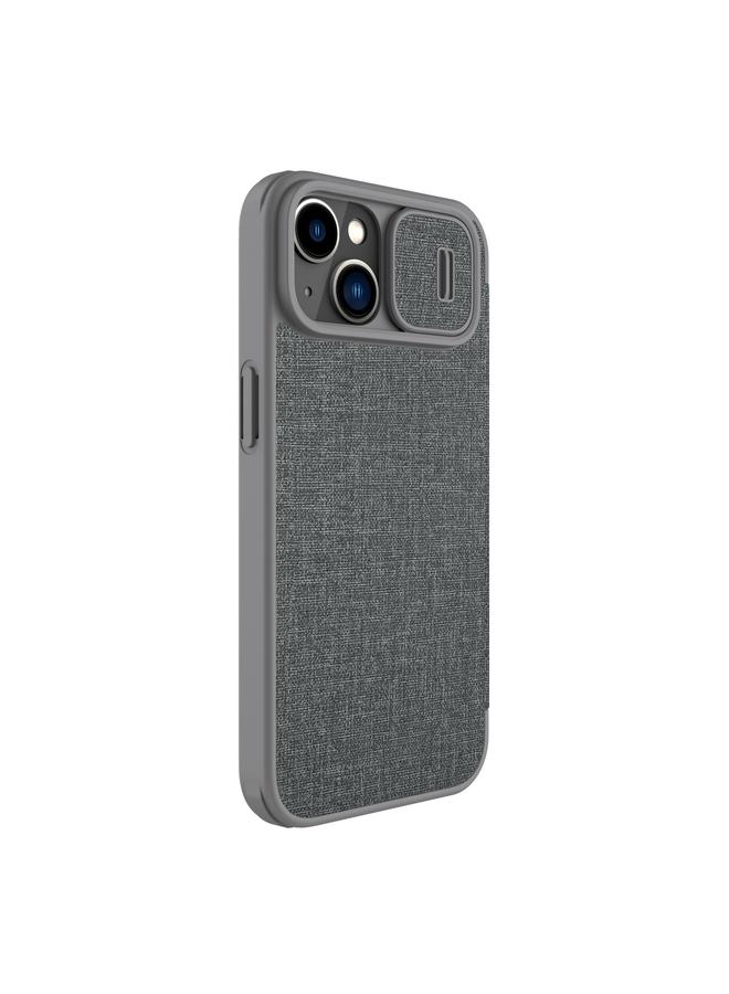 Nillkin Case For iPhone 14 Plus QIN Series Pro Leather Phone Case - Image 3