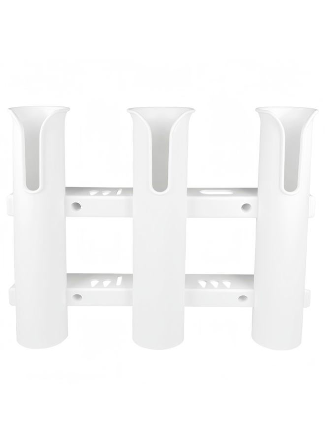 HiUmi Wall Mounted Fishing Rod Holders Tubes Links Fishing Rod Holder Rack Rests white - Image 4