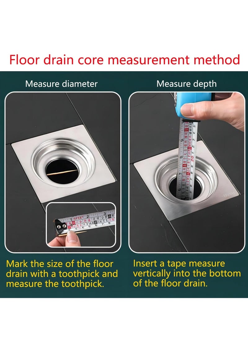 Oasisgalore 304 SS Odor-Proof Floor Drain Core with Anti-Odor Cover & Backflow Preventer, 32mm, for Kitchen/Bath.  - Image 5