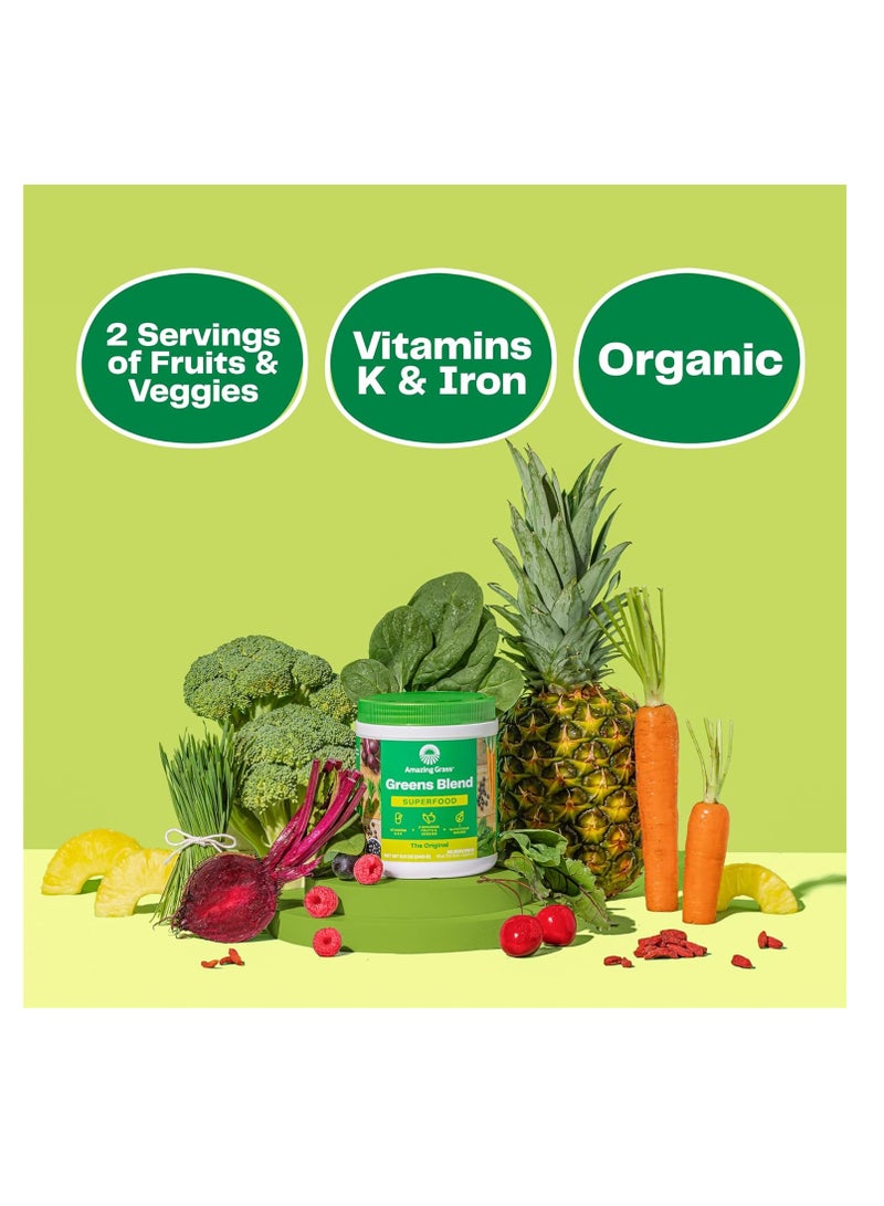 Amazing Grass Greens Blend Superfood Powder, Chocolate, 240 g - Image 5
