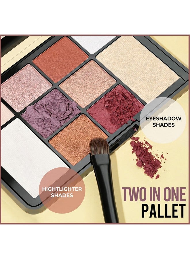 Insight Cosmetics Eyeshadow Palette|Matte|Shimmer|Beginner Friendly & Long Lasting Eye Shadow Palette|Long Wearing And Easily Blendable Eye Makeup Palette (Mk07-A) - Image 2