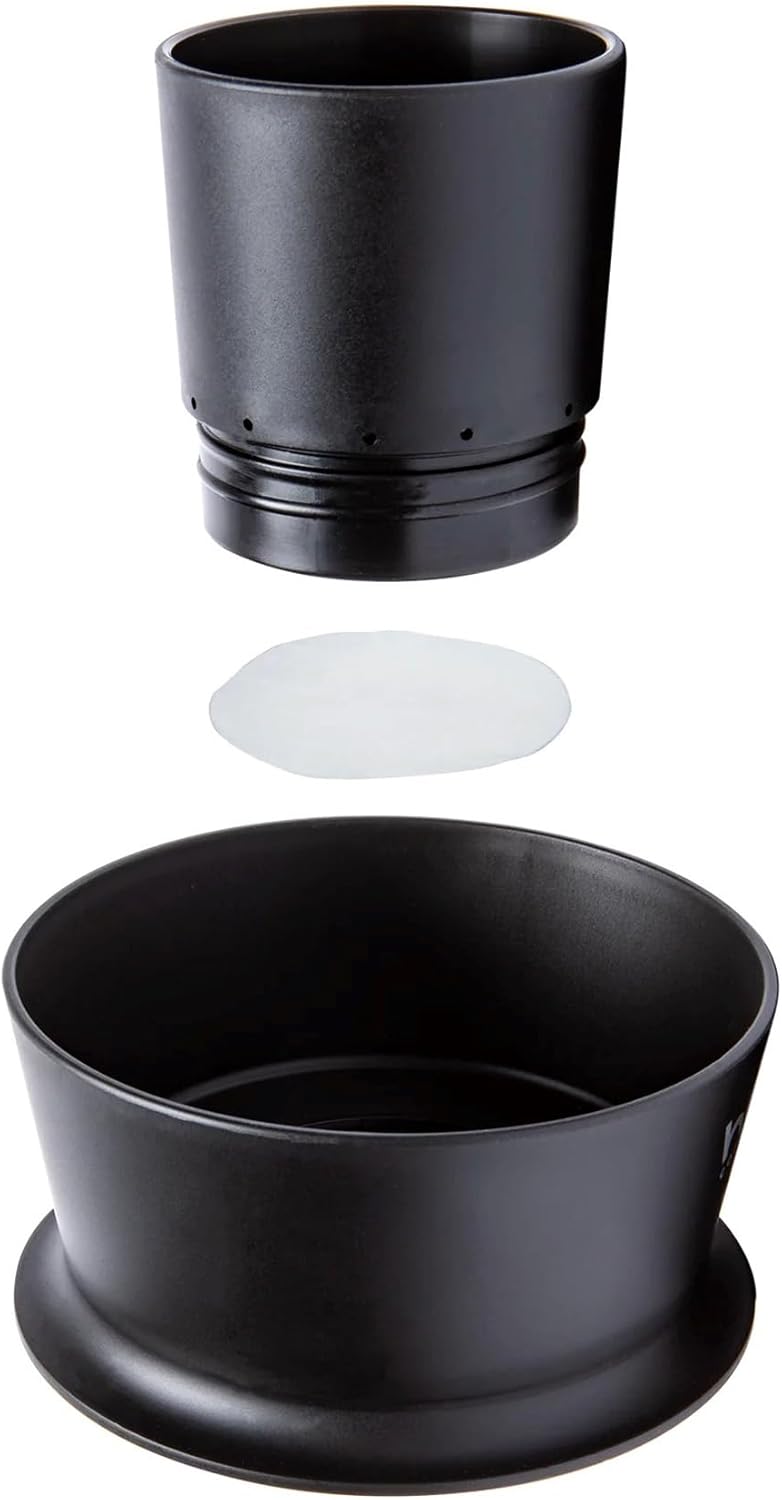 Ceado Hoop Filter Coffee Maker, Award-Winning Radial Infusion Brewer for effortless full-bodied extraction with No-bypass, Manual Drip Portable Coffee Maker, Black - Image 3