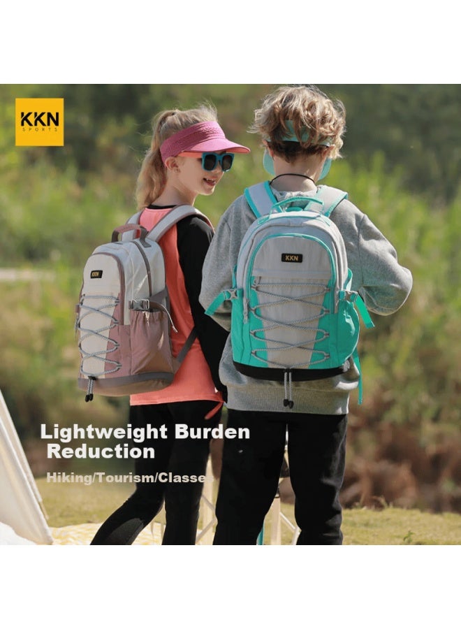 Kkn Kids Outdoor Lightweight Backpack Waterproof Large Capacity Hiking Travel School Bag For Boys And Girls - Image 1