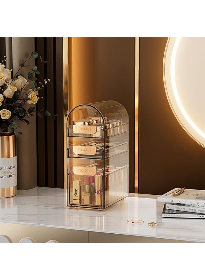 Makeup storage box, transparent acrylic cosmetics and jewelry display cabinet, can be freely combined, suitable for decoration on dressing tables, bathrooms, and entrances(Lipstick) - Image 1