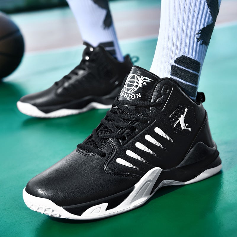 Men's Breathable Mesh Basketball Shoes with Air Cushion Sole - Image 2