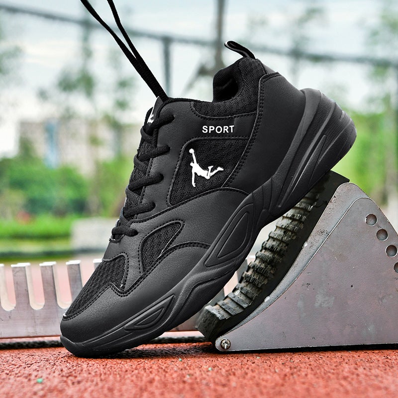 Men's Breathable Mesh Basketball Shoes with Air Cushion Sole - Image 1