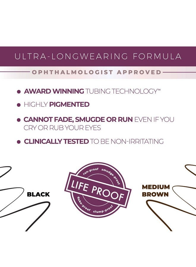 blinc Extreme Longwear Liquid Eyeliner, Medium Brown - Image 3