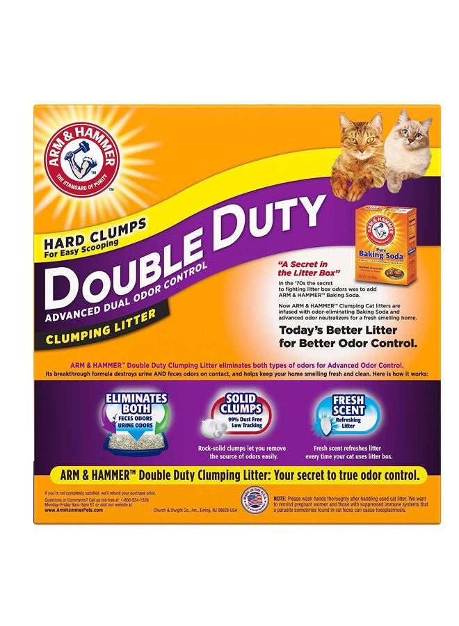 Double Duty Advance Dual Odor Control Cat Clumping Litter - Scented 6.35 kg