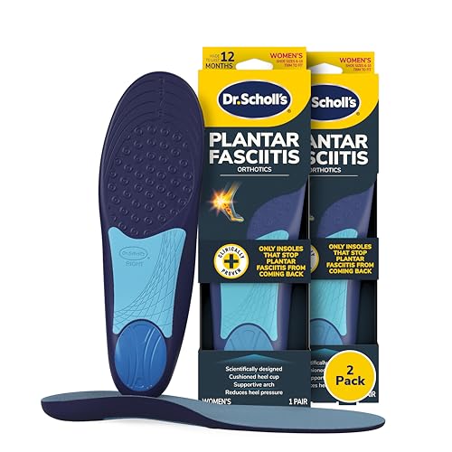 Dr. Scholl's Dr. Scholl’s Plantar Fasciitis Relief Orthotic Insoles for Women - The Only Proven Insole to Stop Plantar Fasciitis from Coming Back, Immediately Relieves Pain, Heel Spurs, Arch Support Inserts - Image 1
