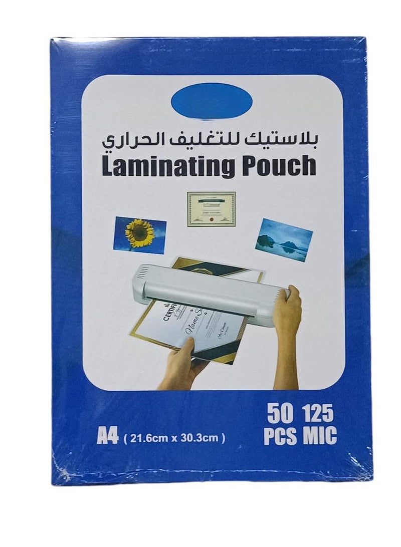 Generic 50-Piece  A4 Laminating Pouch Film Clear  - Image 4