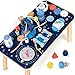 Pillowhale Wooden Activity Table with Bead Maze for 1 Year Old Standing Sensory Play Table Montessori Early Development Toy for Toddlers - Image 3