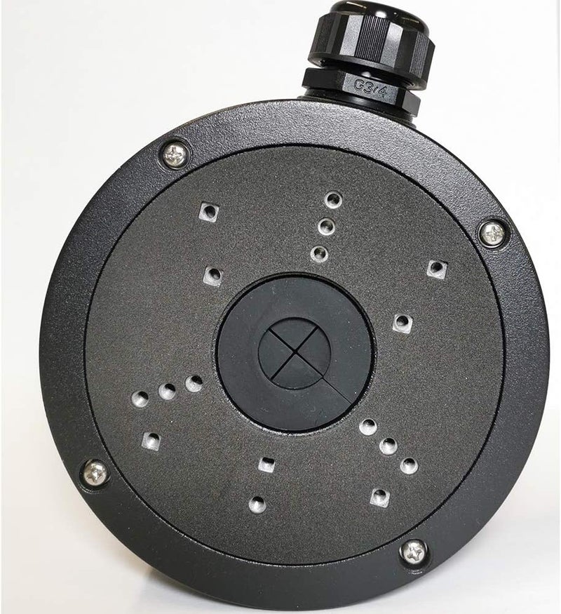 KENUCO صندوق تقاطع CBS DS-1280ZJ-S لكاميرا القبة المتوافقة مع hik متوافق مع: AIPC524-SL، DS-2CD2646G1-IZ(S)، DS-2CD2623G1-IZ(S)، DS-2CD2663G1-IZ(S)، DS-2CD2T46G1-4I/SL (أسود) - Image 3