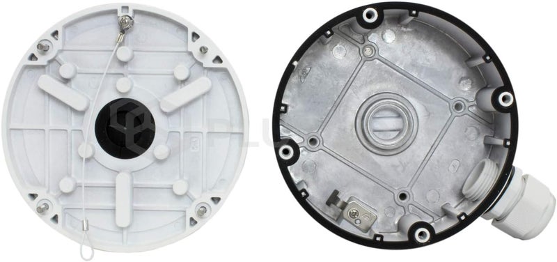 KENUCO صندوق تقاطع CBS DS-1280ZJ-S لكاميرا القبة المتوافقة مع hik متوافق مع: AIPC524-SL، DS-2CD2646G1-IZ(S)، DS-2CD2623G1-IZ(S)، DS-2CD2663G1-IZ(S)، DS-2CD2T46G1-4I/SL (أسود) - Image 2