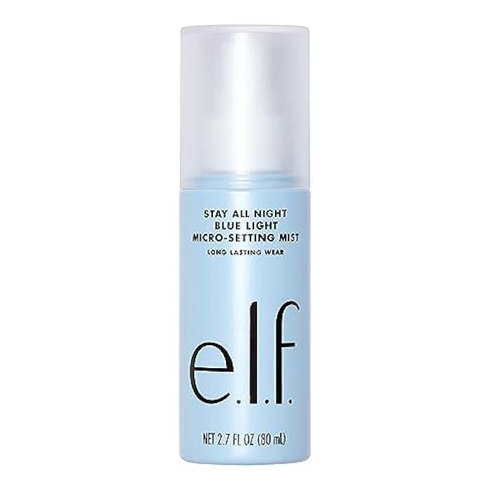 elf e.l.f. Stay All Night Blue Light Micro-Setting Mist, Setting Spray & Skin Refresher For A Matte Finish, Reduces Blue Light Transmission, 2.7 Fl Oz - Image 2