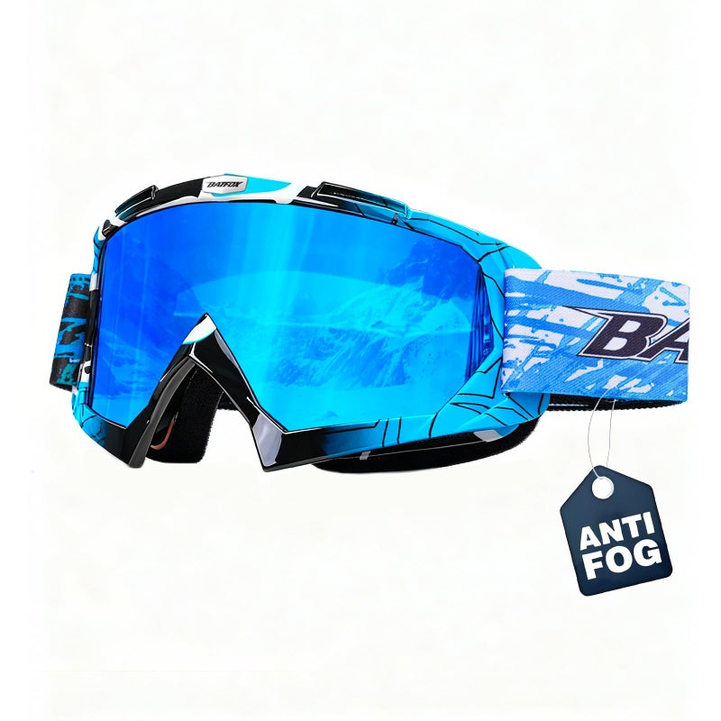 BATFOX Ski Goggles for Men & Women, Anti Fog Snowboard Goggles OTG Over Glasses, 100% UV Protection Snow Goggles for Skiing & Snowboarding - Image 1